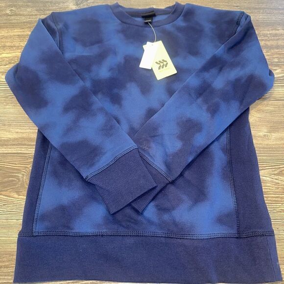 Boys' Fleece Crewneck Sweatshirt - All in Motion Blue. Size Medium. NWT. S - Picture 1 of 4
